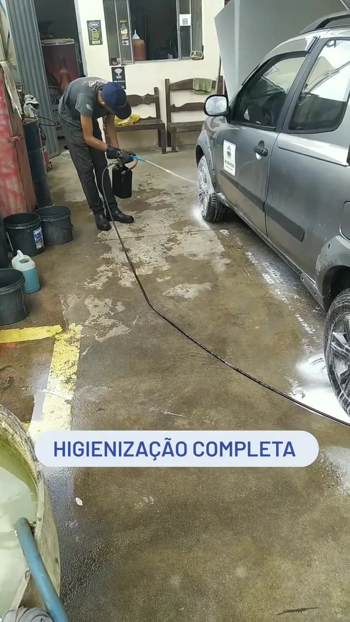 Registro real de limpeza de veículo na Trato Fino